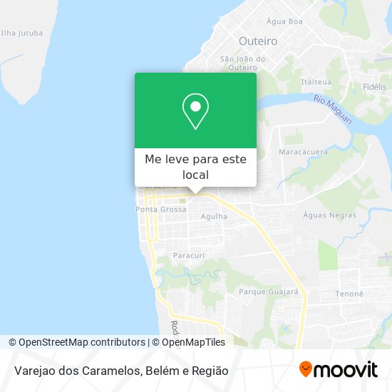 Varejao dos Caramelos mapa