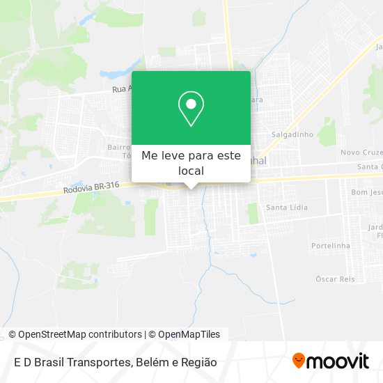 E D Brasil Transportes mapa