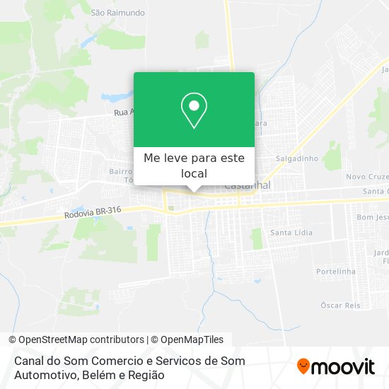 Canal do Som Comercio e Servicos de Som Automotivo mapa