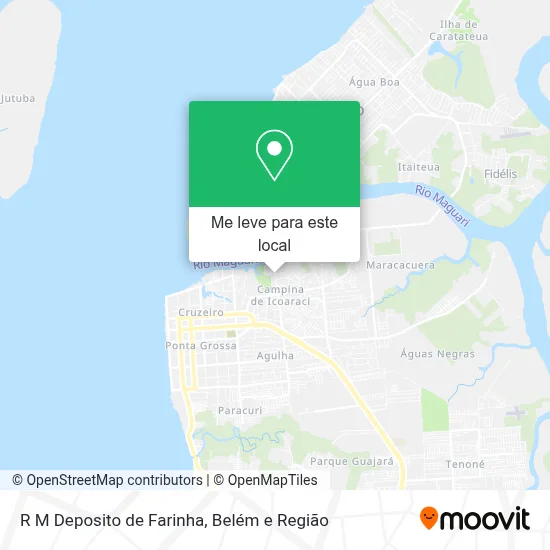 R M Deposito de Farinha mapa