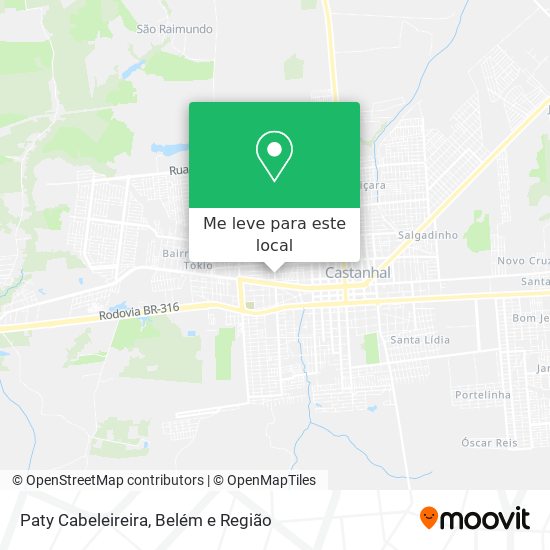 Paty Cabeleireira mapa
