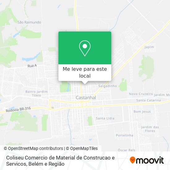 Coliseu Comercio de Material de Construcao e Servicos mapa