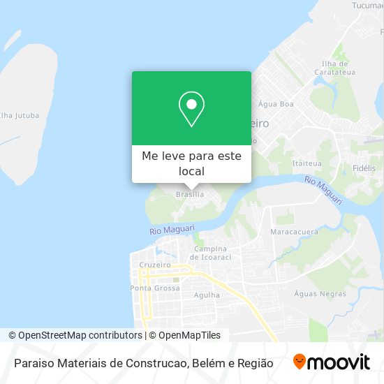 Paraiso Materiais de Construcao mapa