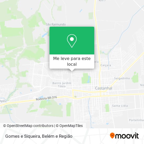 Gomes e Siqueira mapa