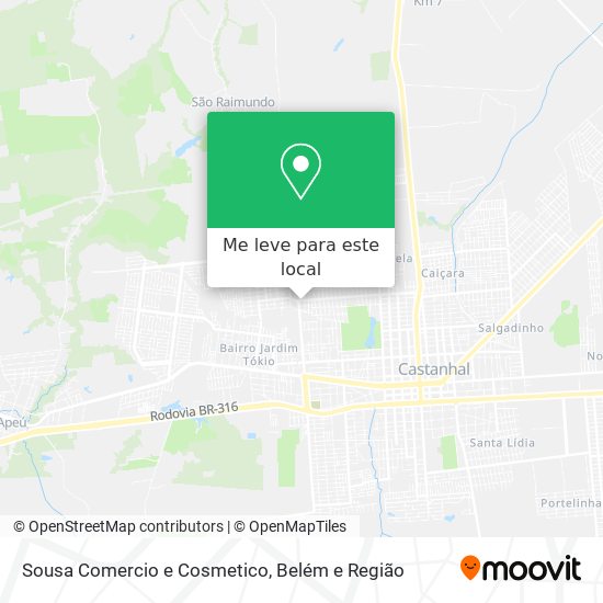 Sousa Comercio e Cosmetico mapa