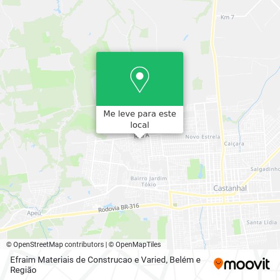 Efraim Materiais de Construcao e Varied mapa