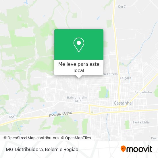 MG Distribuidora mapa