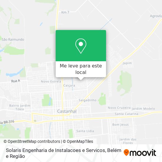 Solaris Engenharia de Instalacoes e Servicos mapa