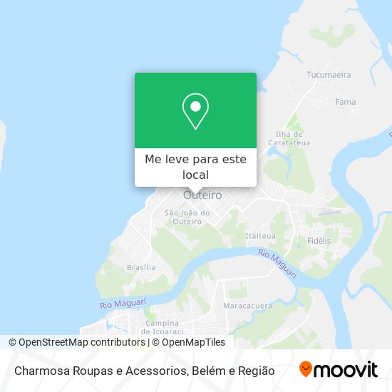Charmosa Roupas e Acessorios mapa