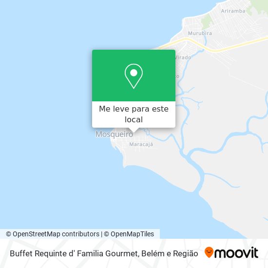 Buffet Requinte d' Familia Gourmet mapa