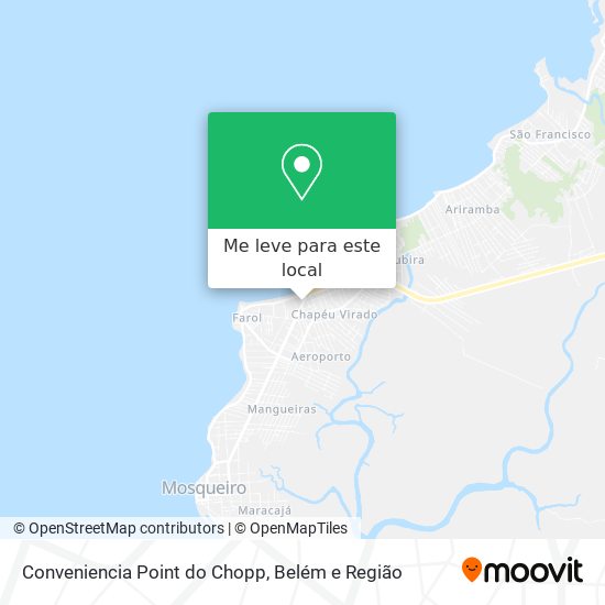 Conveniencia Point do Chopp mapa