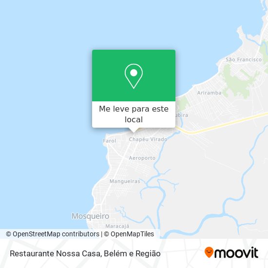 Restaurante Nossa Casa mapa