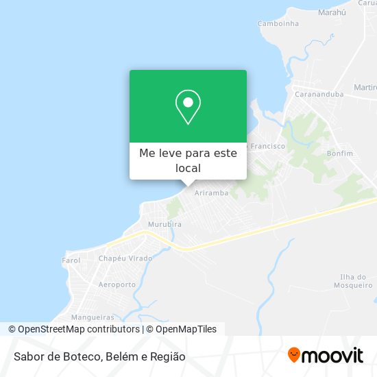 Sabor de Boteco mapa