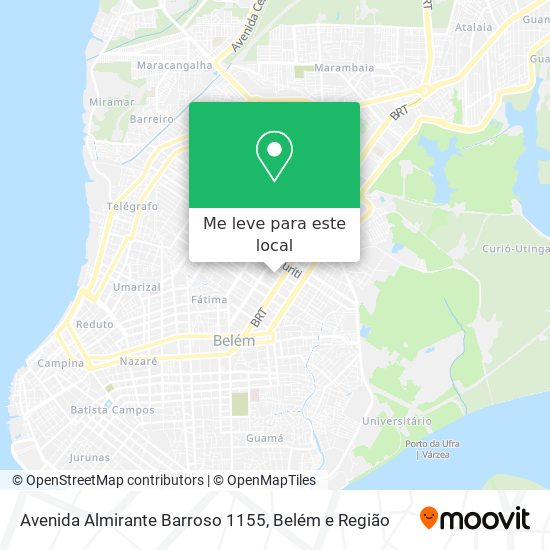 Avenida Almirante Barroso 1155 mapa