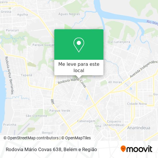 Rodovia Mário Covas 638 mapa