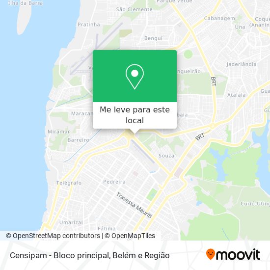 Censipam - Bloco principal mapa