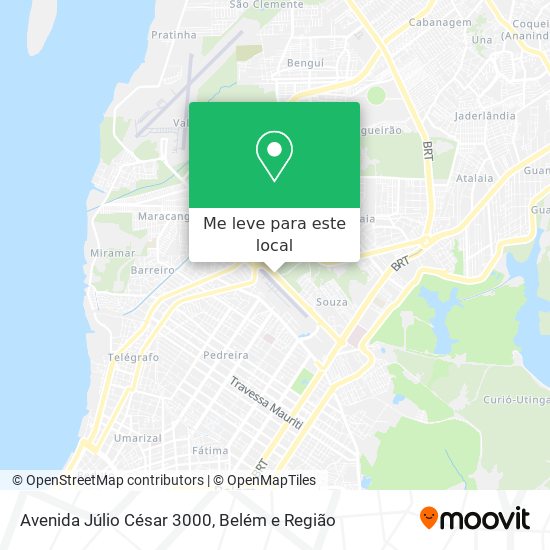 Avenida Júlio César 3000 mapa