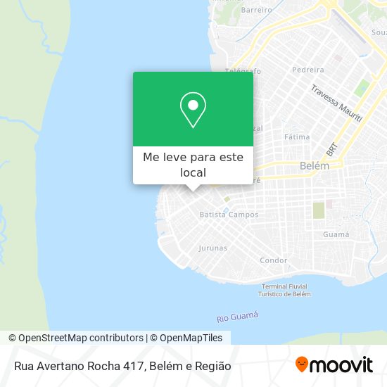 Rua Avertano Rocha 417 mapa