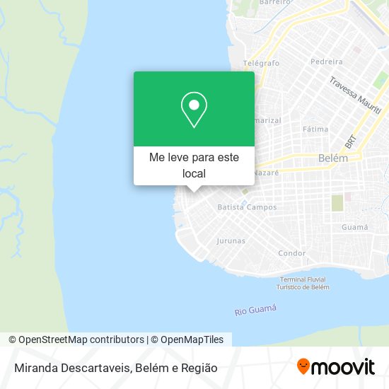 Miranda Descartaveis mapa