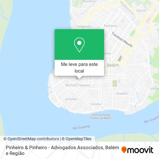 Pinheiro & Pinheiro - Advogados Associados mapa