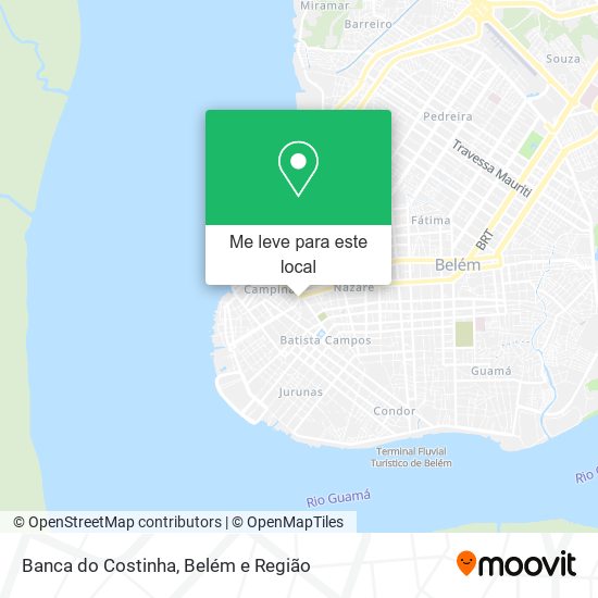 Banca do Costinha mapa