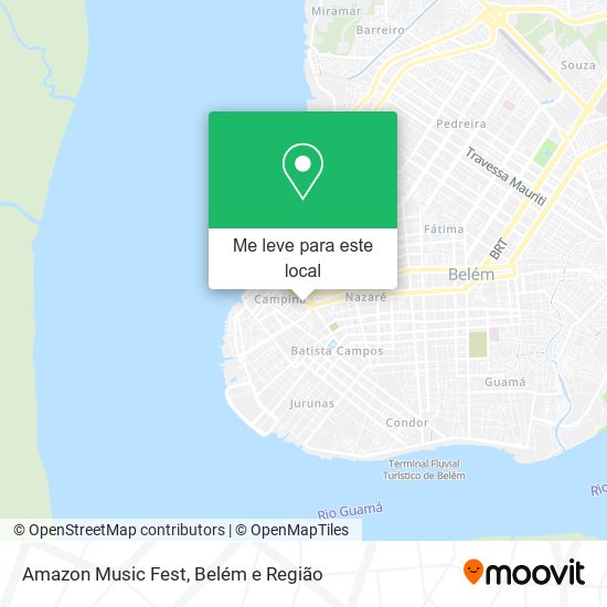 Amazon Music Fest mapa