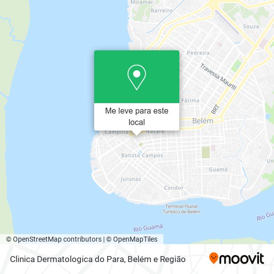 Clinica Dermatologica do Para mapa