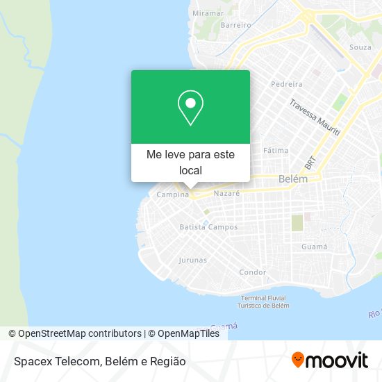 Spacex Telecom mapa