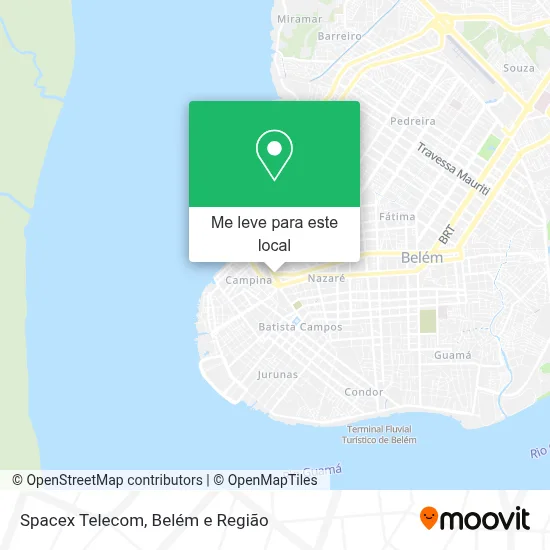 Spacex Telecom mapa