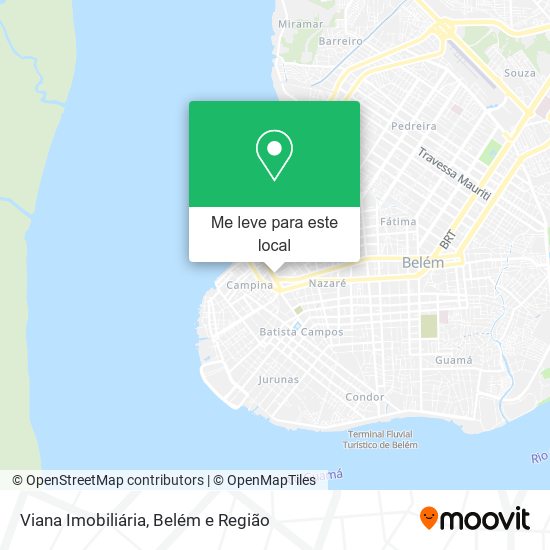 Viana Imobiliária mapa