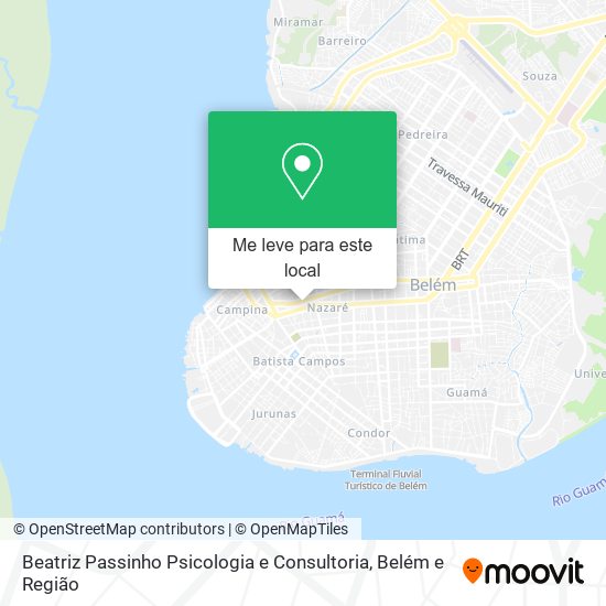 Beatriz Passinho Psicologia e Consultoria mapa