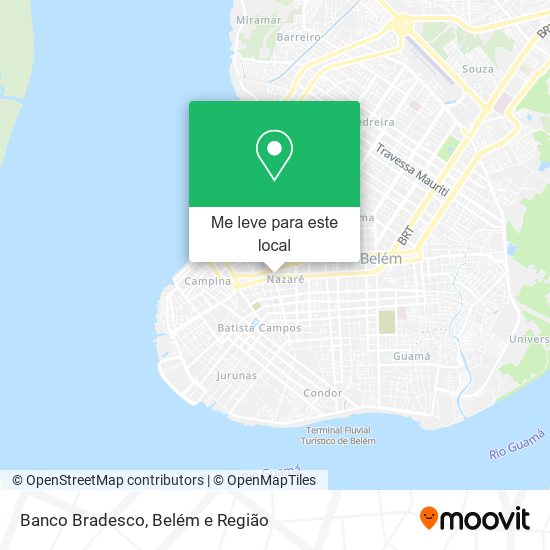 Banco Bradesco mapa