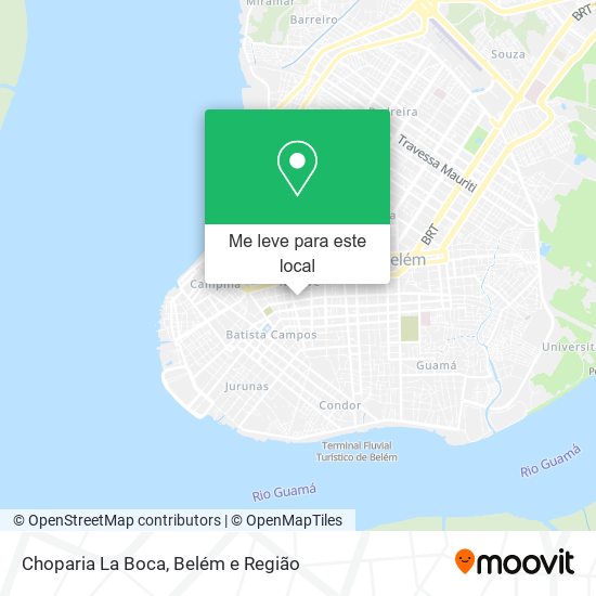 Choparia La Boca mapa