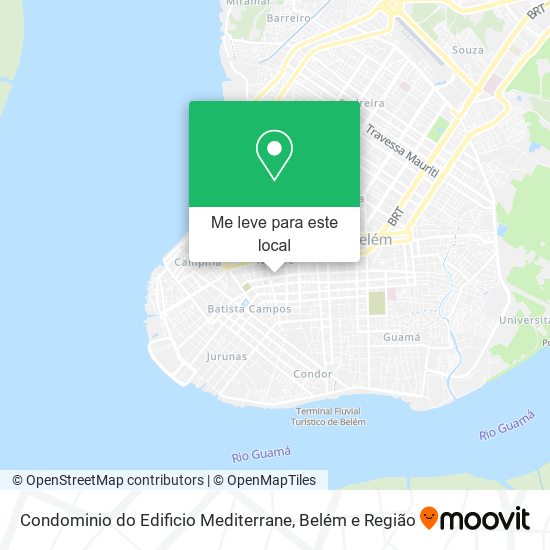 Condominio do Edificio Mediterrane mapa