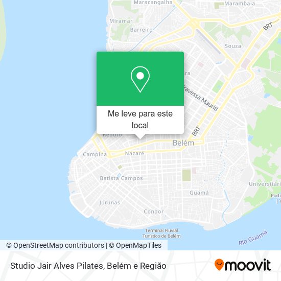 Studio Jair Alves Pilates mapa