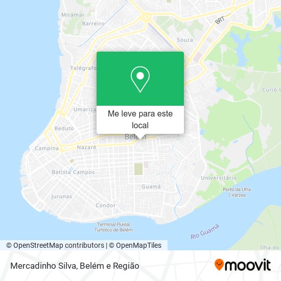 Mercadinho Silva mapa