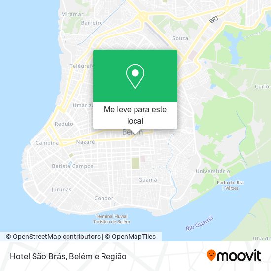 Hotel São Brás mapa