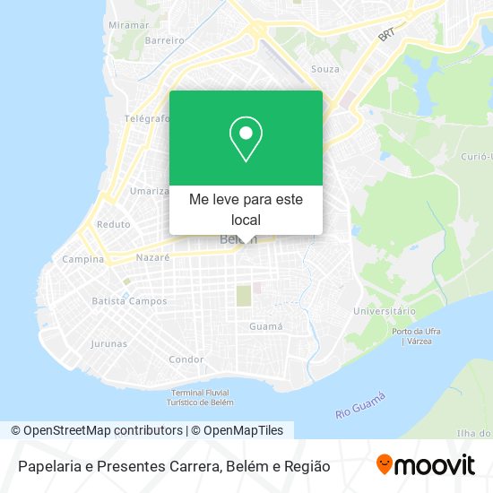 Papelaria e Presentes Carrera mapa