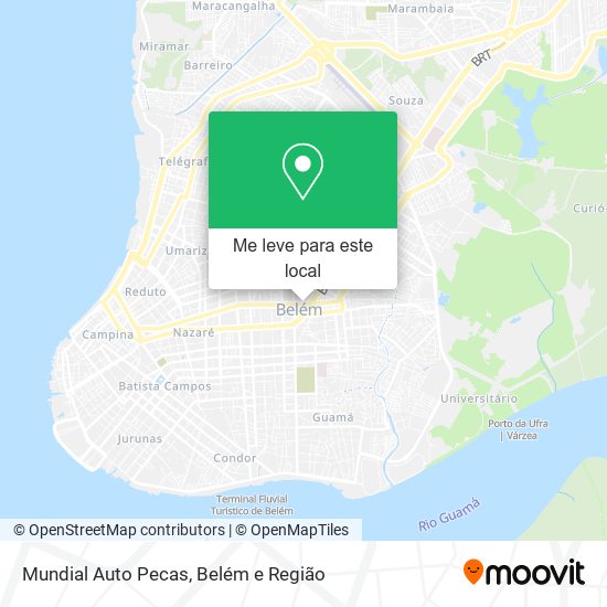 Mundial Auto Pecas mapa