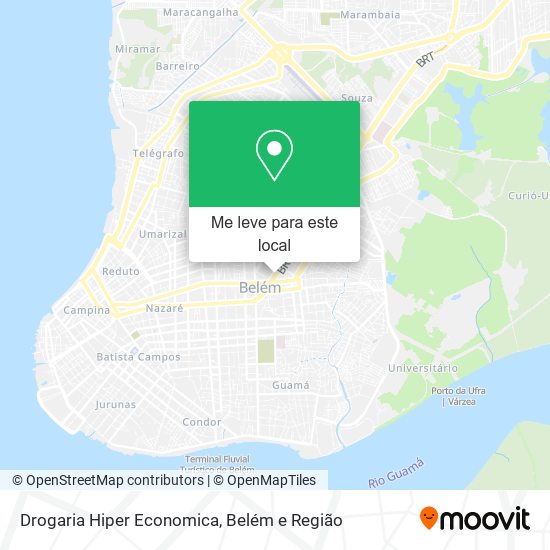 Drogaria Hiper Economica mapa