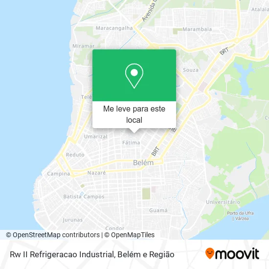 Rw II Refrigeracao Industrial mapa