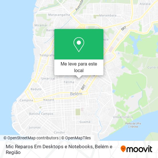 Mic Reparos Em Desktops e Notebooks mapa