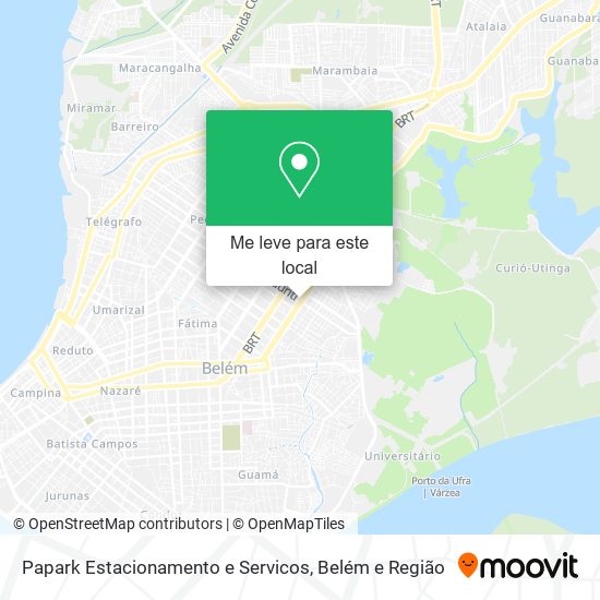 Papark Estacionamento e Servicos mapa