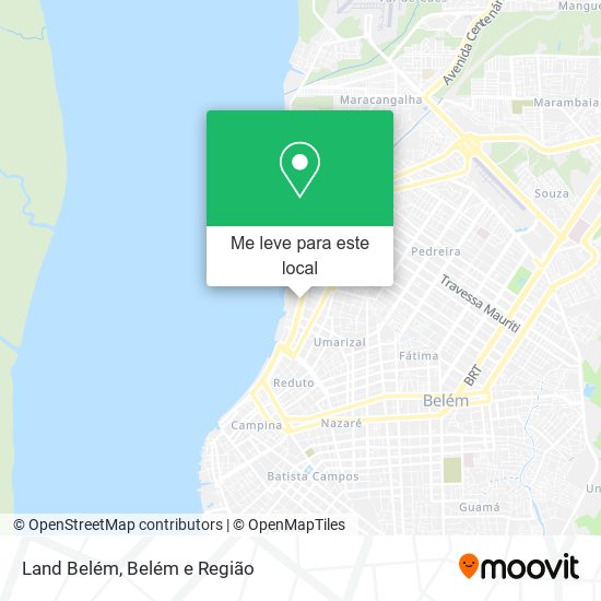 Land Belém mapa