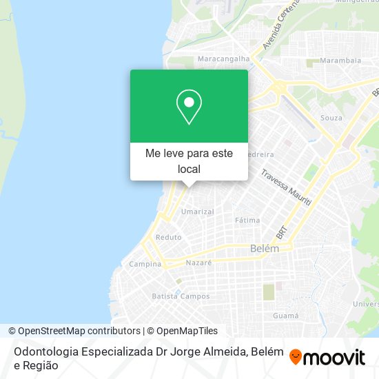 Odontologia Especializada Dr Jorge Almeida mapa