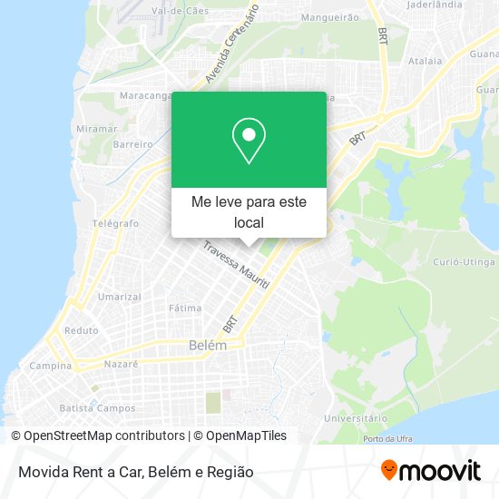 Movida Rent a Car mapa