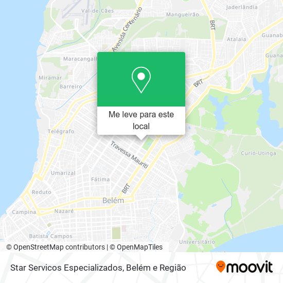 Star Servicos Especializados mapa