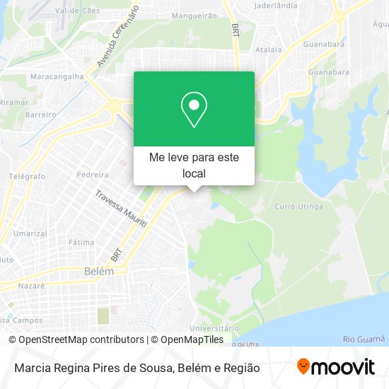 Marcia Regina Pires de Sousa mapa