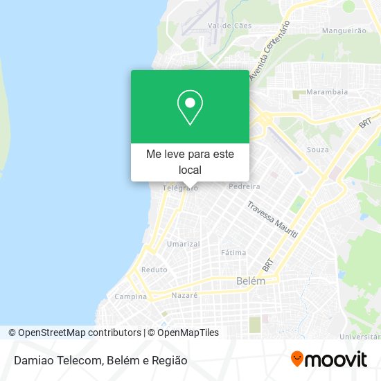 Damiao Telecom mapa