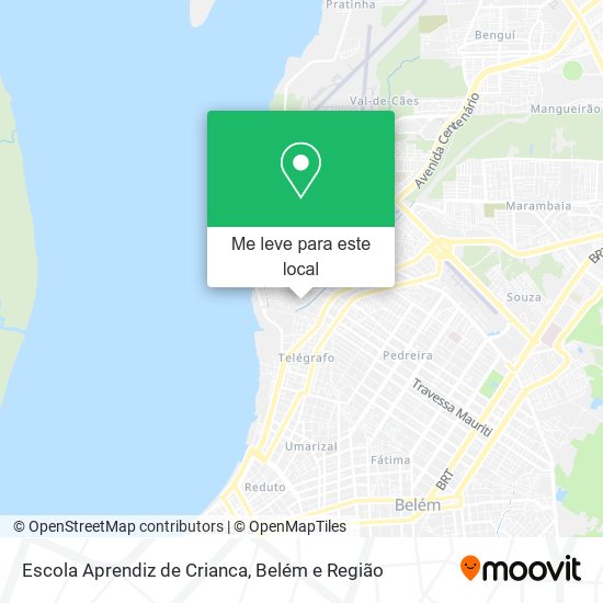 Escola Aprendiz de Crianca mapa